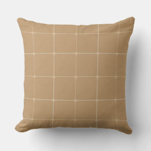 Coussin Carrelage géométrique beige Arrière - plan