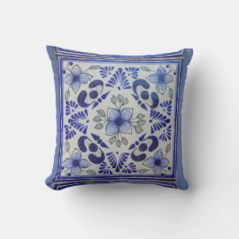 Coussin Carrelage mexicain | Talavara | Mexique Céramique