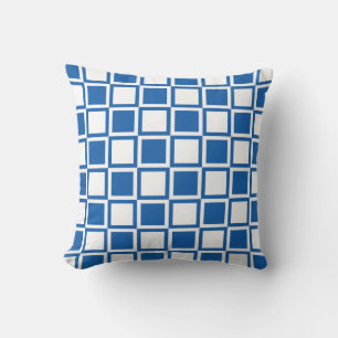 Coussin Carrés Denim Blue Bold Mod