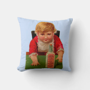 Coussin Carte commerciale victorienne : Scott's Emulsion C