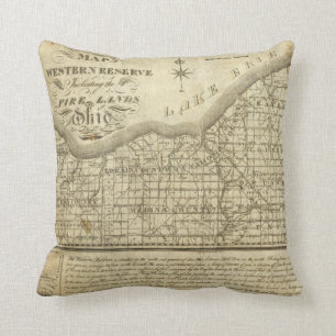 Coussin Carte de la réservation occidentale
