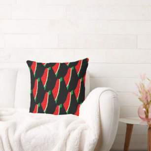 Coussin Carte de Palestine Watermelon Symbole de la libert