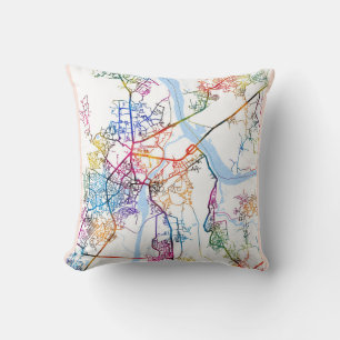 Coussin Carte de Thane Maharashtra
