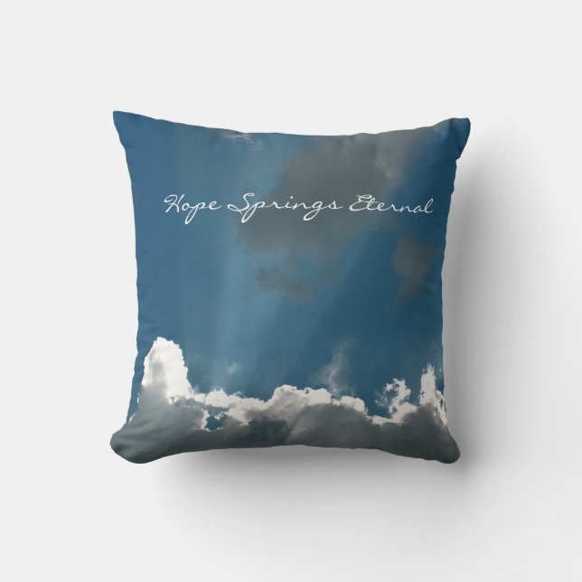 Coussin Carte Eternal Springs (Recto)