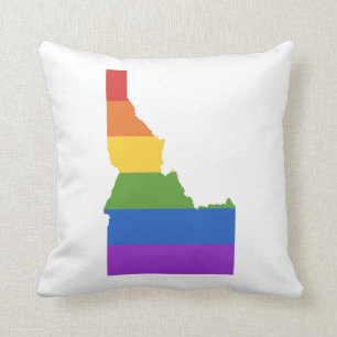 Coussin Carte gay des États-Unis  État de l'Idaho