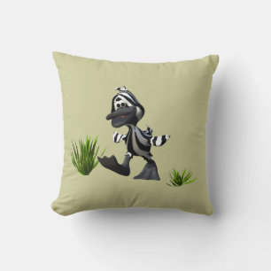 Coussin Carton mignon Zebra Duck