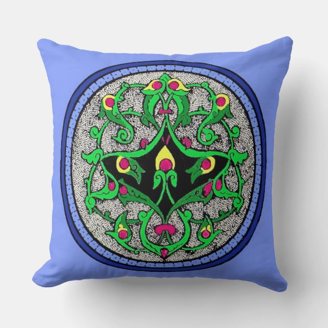 Coussin cartouche celtique (Recto)