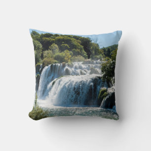 Coussin Cascade dans le Parc national de Krka - Dalmatie, 