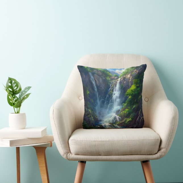 Coussin Cascade mondiale de l'Imaginaire (Chaise)