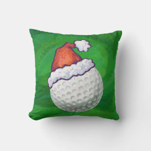 Coussin Casquettes de Noël à la balle de golf
