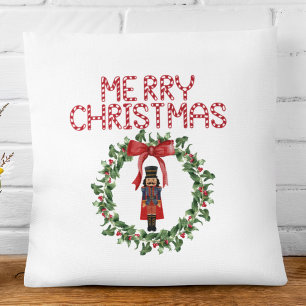 Coussin Casse-noisette Red Bow Festive Noël Décor maison