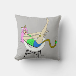 Coussin catgirl