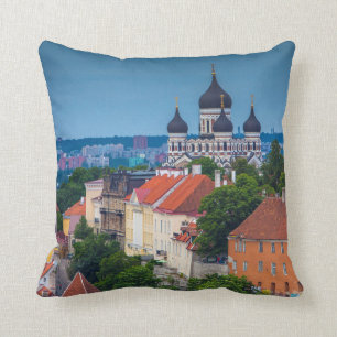 Coussin Cathédrale et Cityscape Estonie