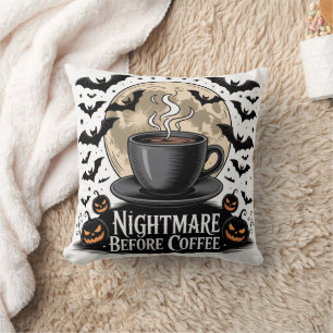 Coussin Cauchemar Avant Halloween Café
