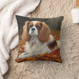 Coussin Cavalier King en automne Feuilles automne Inspirat