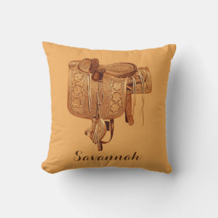 Coussin Cavalier occidental,Selle,Cowgirl, Équitation, Fêt