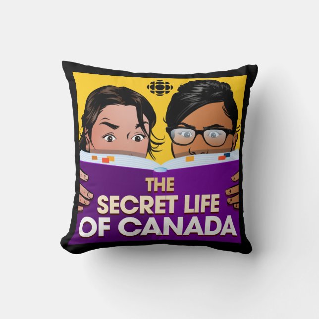 Coussin CBC The Secret Life of Canada (Recto)