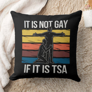 Coussin Ce n'est pas gay si c'est la fierté LGBTQ de la sé