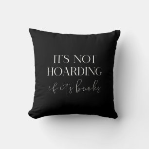 Coussin Ce n'est pas thésaurisant si ce sont des livres