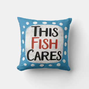 Coussin Ce Poisson S'Occupe De Jeter L'Oreiller