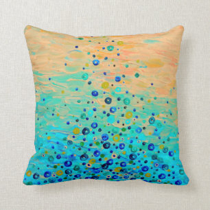 Coussin CE QUI MONTE l'abrégé sur océan de bulle de