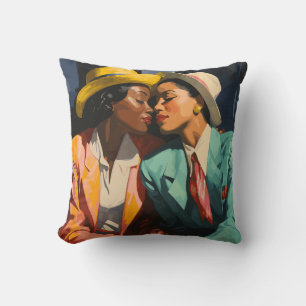 Coussin Célébration des femmes noires lesbiennes