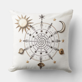 Coussin Celestial Balance Throw Pillow