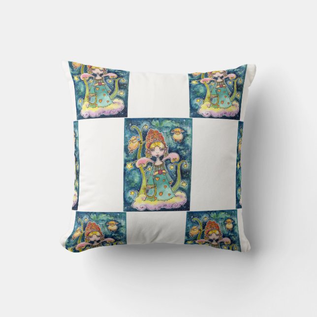 Coussin Celui qui a les plus beaux Schäfchen (Recto)