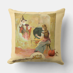 Coussin Cendrillon et sa marraine fée