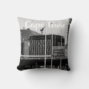 Coussin Centre-ville de Cape Town paysage d'Afrique du Sud