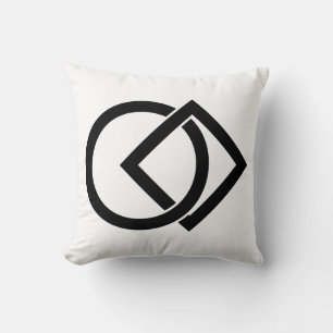 Coussin Cercle lié et carré