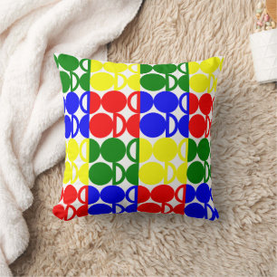 Coussin Cercles du Bauhaus