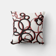 Cercles rouges noirs et gris