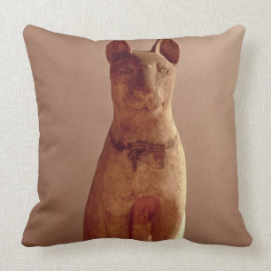 Coussin Cercueil d'un chat protégé par la déesse Bastet