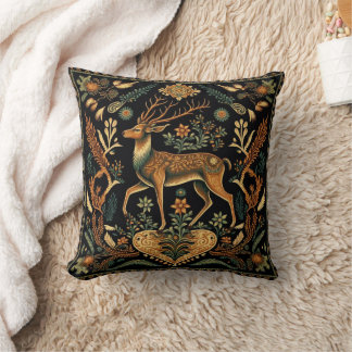 Coussin Cerf sauvage rustique