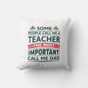 Coussin Certaines Personnes M'Appellent Un Enseignant
