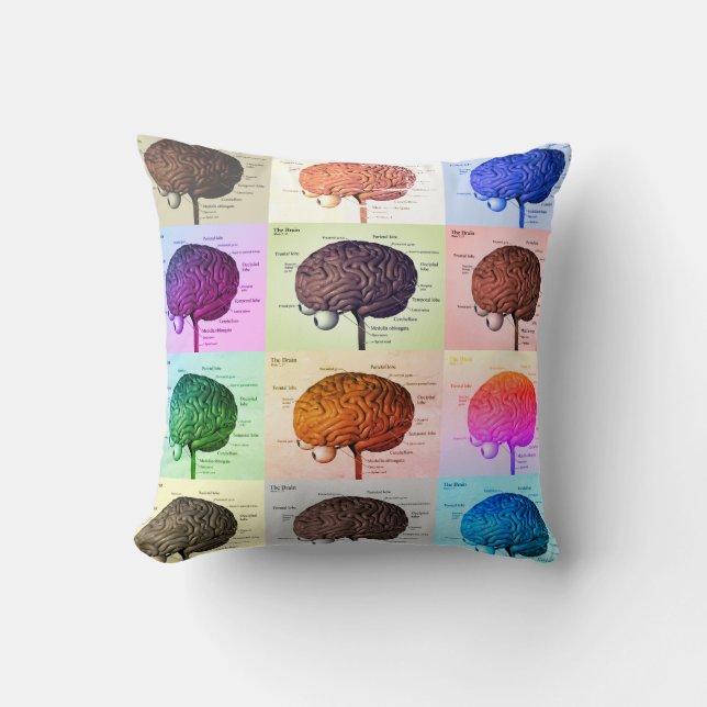 Coussin Cerveau/Couleur (Recto)