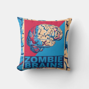 Coussin Cerveau de zombi