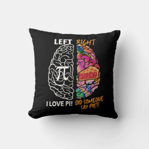 Coussin Cerveau gauche Pi du cerveau droit