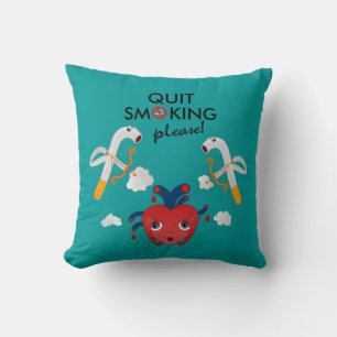 Coussin Cessez de fumer s'il vous plaît