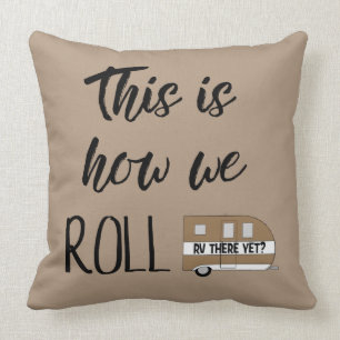 Coussin "C'Est Comme Ça Que Nous Roulions"