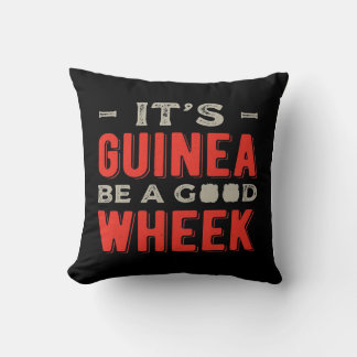 Coussin C'Est Drôle Que Le Cochon De Guinée Soit Une Bonne