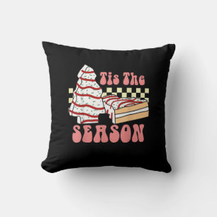 Coussin C'est la saison Arbre de Noël Groovy Rétro Debbie