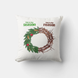 Coussin C'est La Saison C'est Noël Chrétien