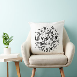 Coussin C'est le moment le plus merveilleux de l'année