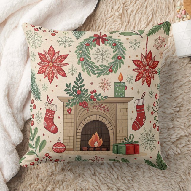 Coussin C'est le temps de Noël (Couverture)