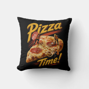Coussin C'est l'heure de la pizza !
