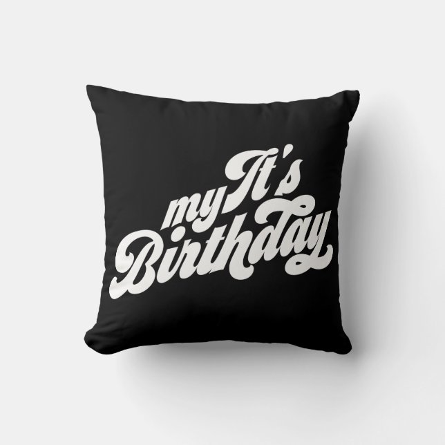 Coussin C'est mon anniversaire (Recto)