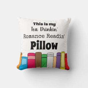 Coussin C'est My Tea Boire, Romance Lecture