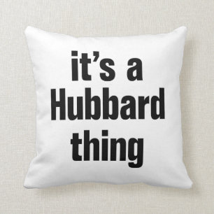 Coussin c'est un hubbard